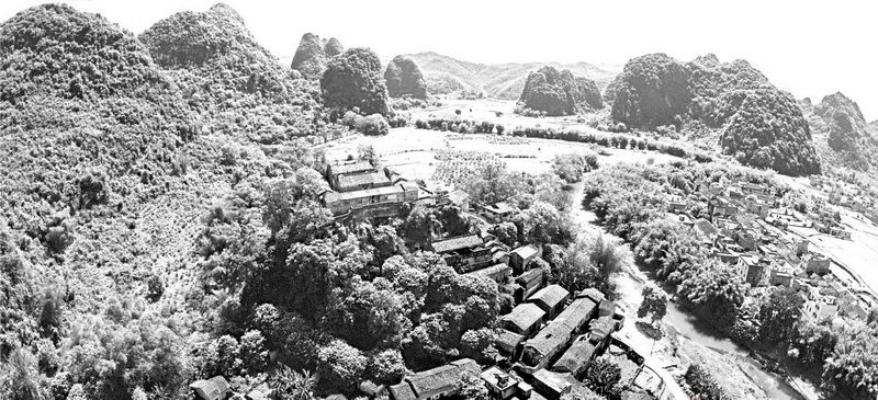 英西峰林景區(qū)彭家祠。