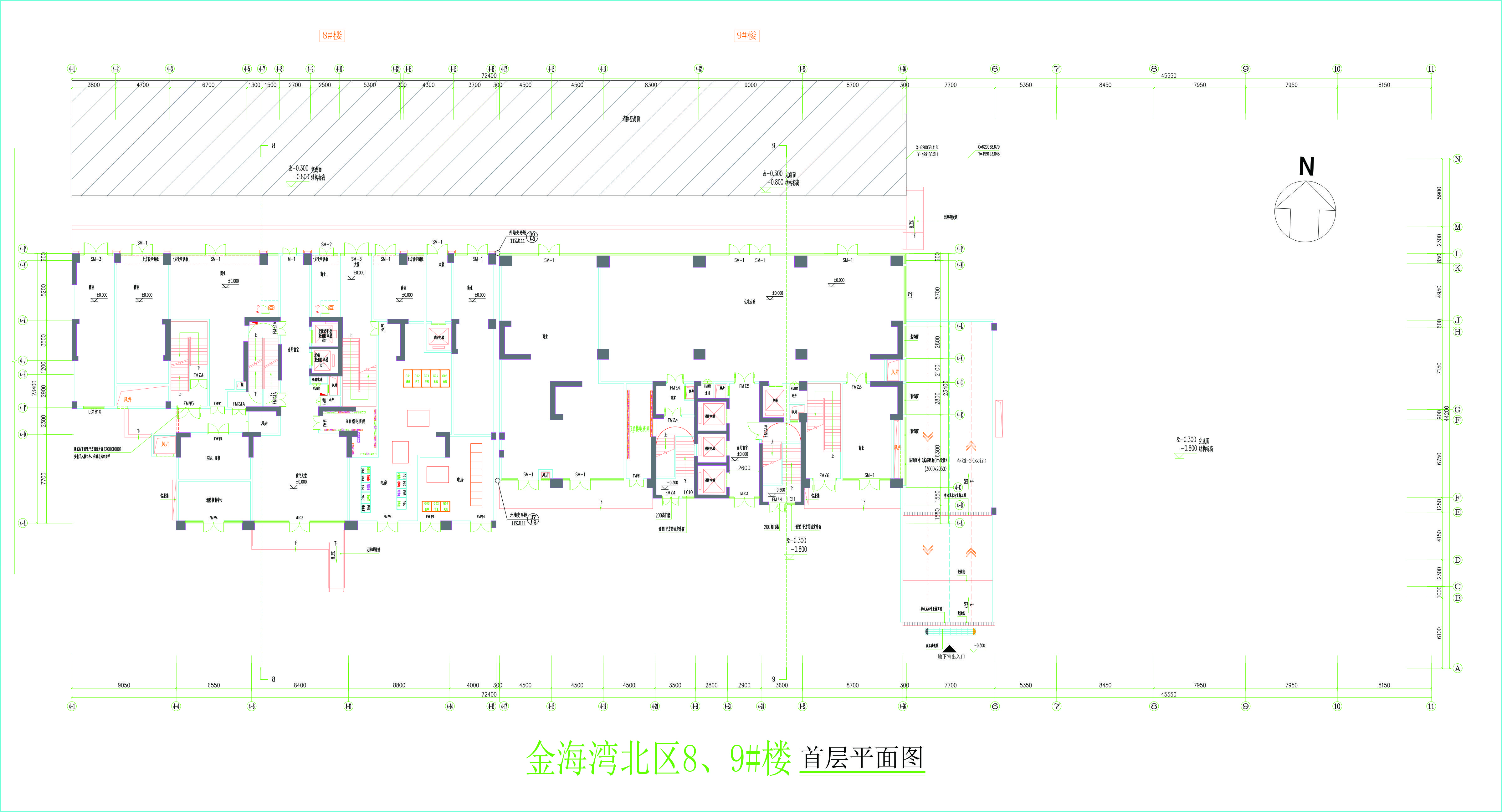 金海灣北區(qū)8、9#樓首層平面圖.jpg