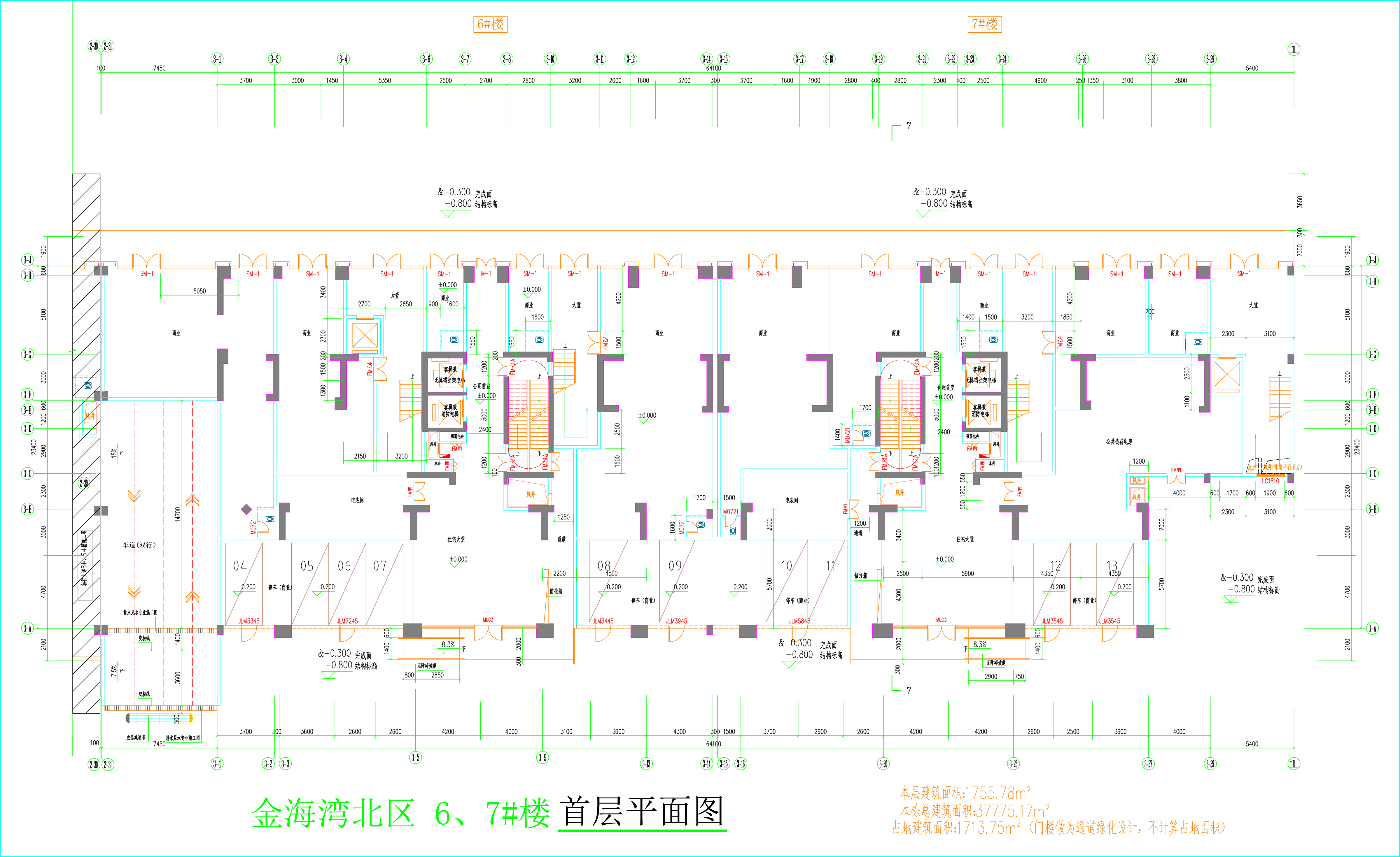 金海灣北區(qū)6、7#樓_首層平面圖.jpg