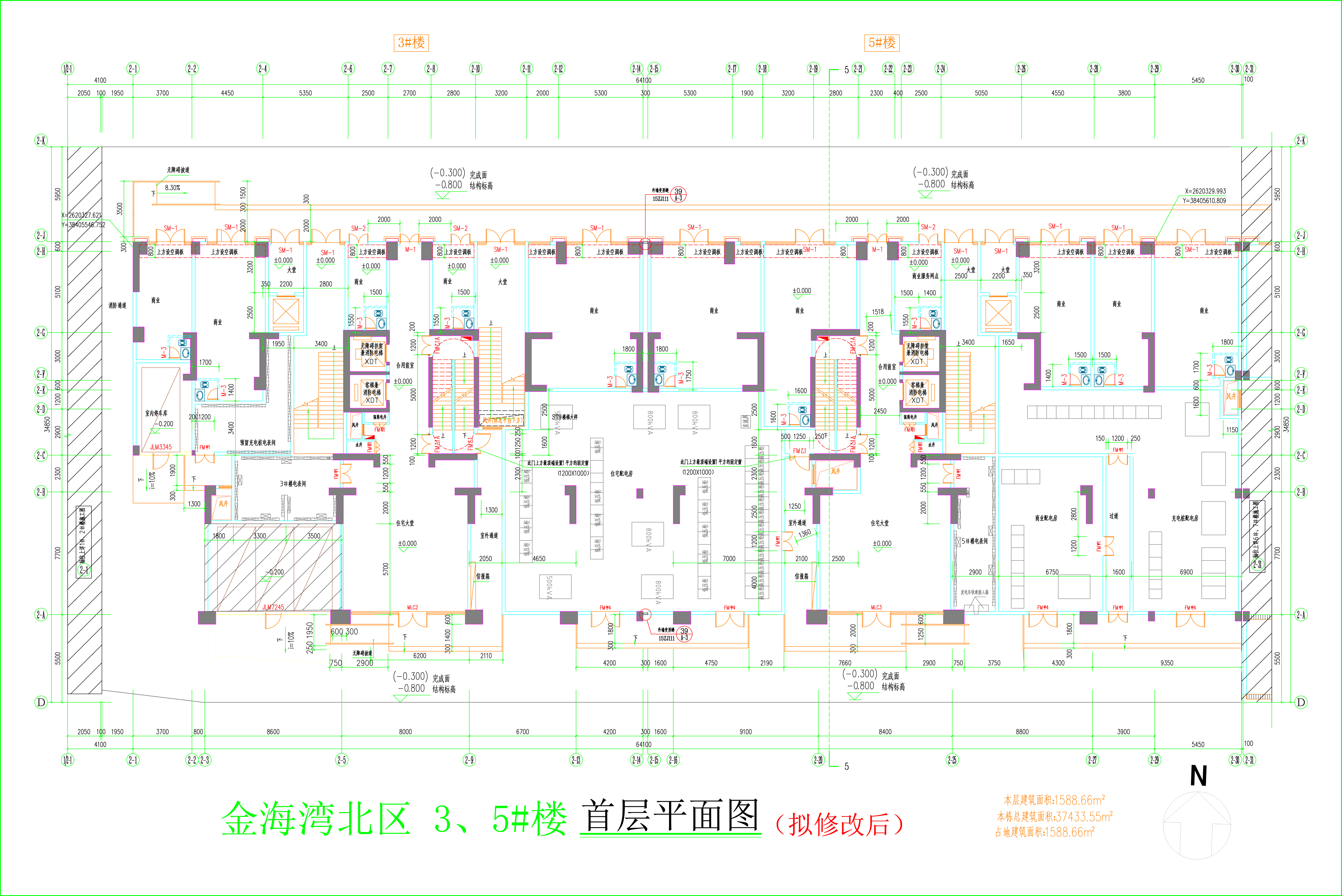 金海灣北區(qū)3、5#樓_首層平面圖（擬修改后）.jpg