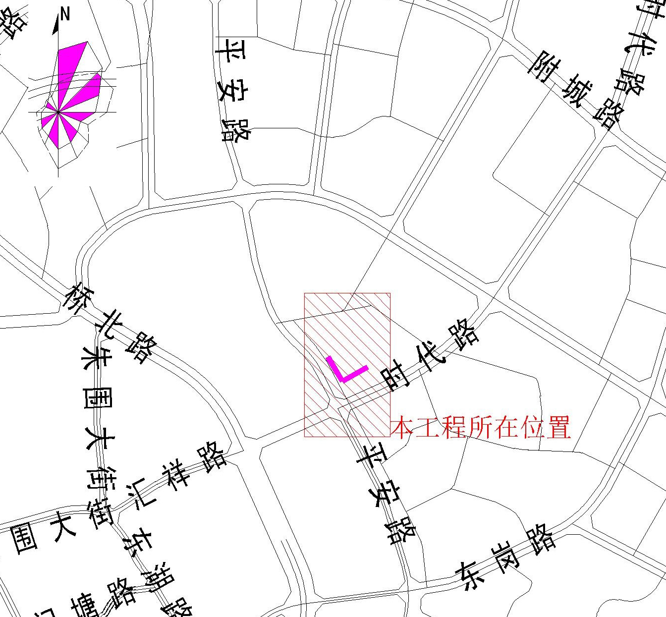 清遠(yuǎn)市東皇花園、萬豪明月灣市政中壓燃?xì)夤艿拦こ淌姓蠼?布局1.jpg