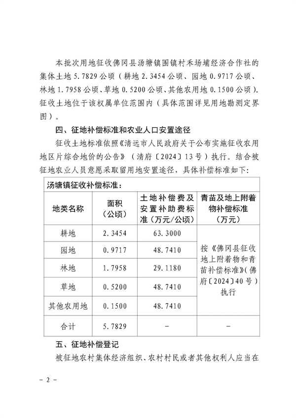 佛岡縣人民政府征收土地公告（佛府征〔2025〕5號(hào)）_頁面_2.jpg